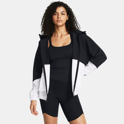 Under Armour ArmourSport Cargo Oversized Jacket Black White Black