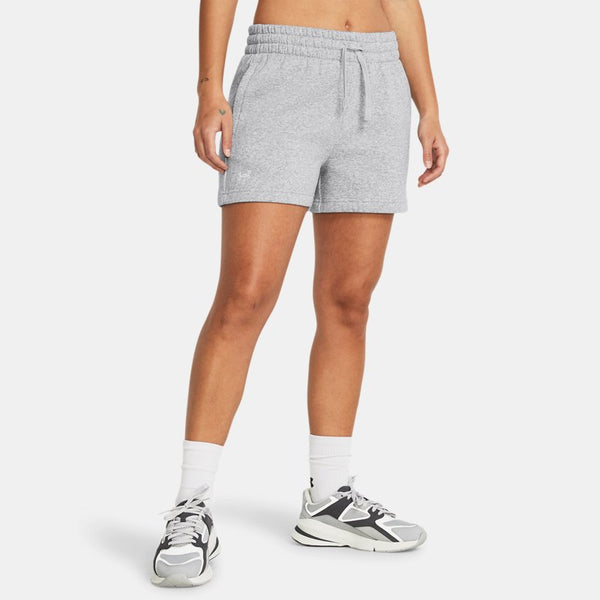 Under Armour Rival Fleece Shorts Mod Gray Light Heather White