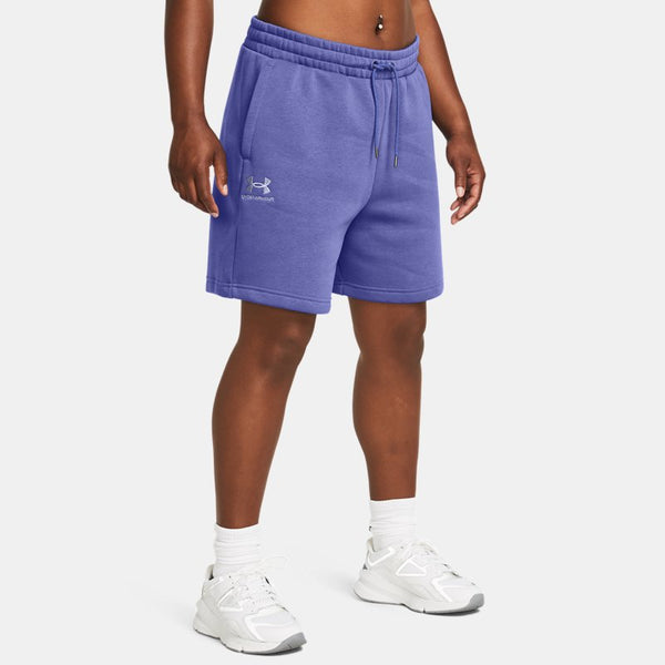 Under Armour Icon Fleece Boyfriend Shorts Starlight Celeste