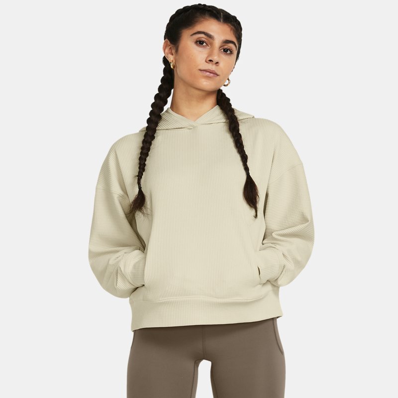 Under Armour Journey Rib Oversized Hoodie Silt