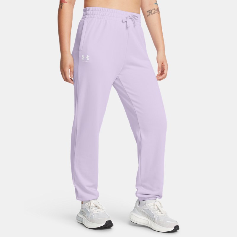 Under Armour Rival Terry Joggers Salt Purple White