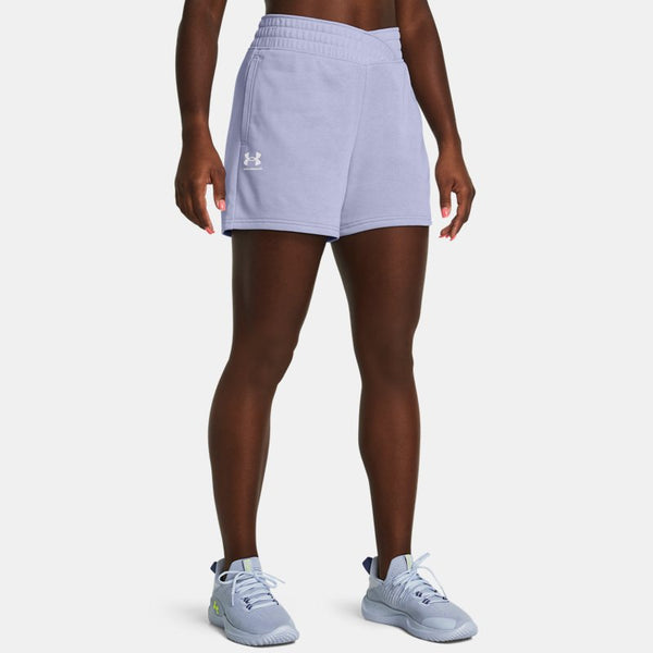 Under Armour Rival Terry Shorts Celeste White