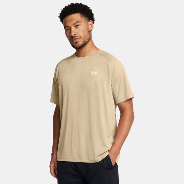 Under Armour Tech™ Textured Short Sleeve City Khaki White