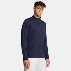 Under Armour Tech™ Textured ½ Zip Midnight Navy Black