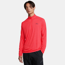 Under Armour Tech™ Textured ½ Zip Racer Red Cardinal