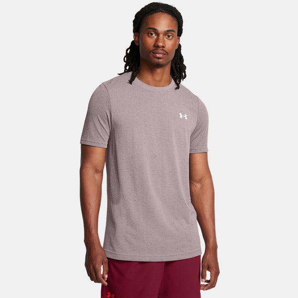 Under Armour Vanish Seamless Short Sleeve Tetra Gray White