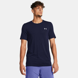 Under Armour Vanish Seamless Short Sleeve Midnight Navy Mod Gray