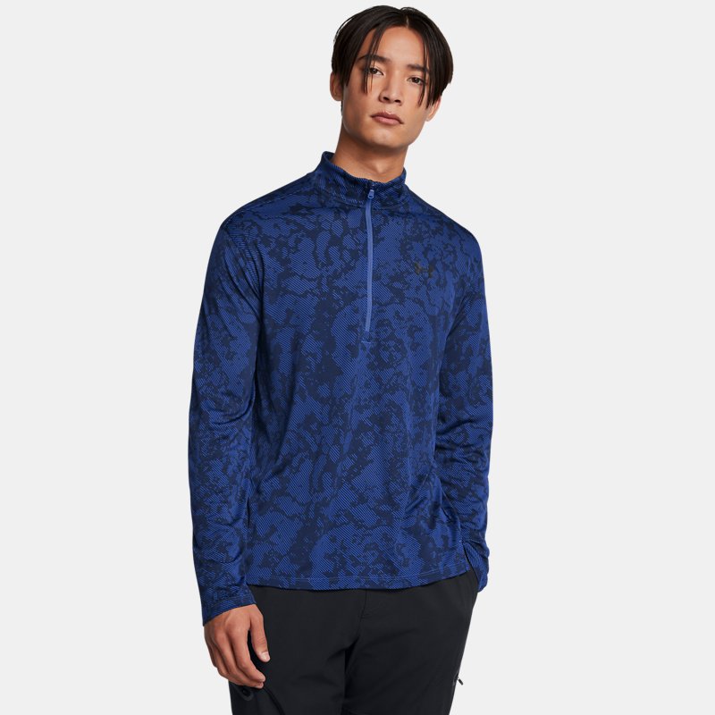 Under Armour Tech™ Vent Geode ½ Zip Tech Blue Black