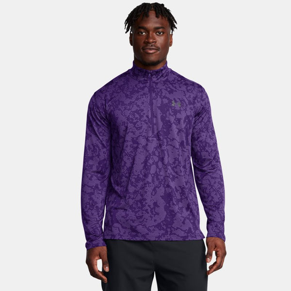 Under Armour Tech™ Vent Geode ½ Zip Purple Black