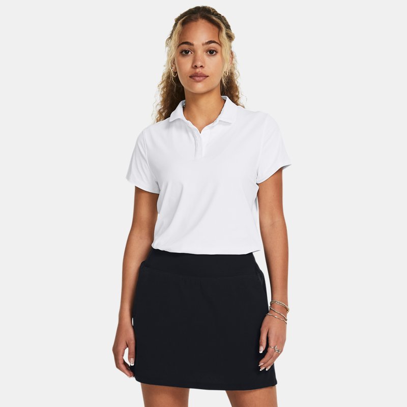 Under Armour Iso-Chill Short Sleeve Polo White Midnight Navy