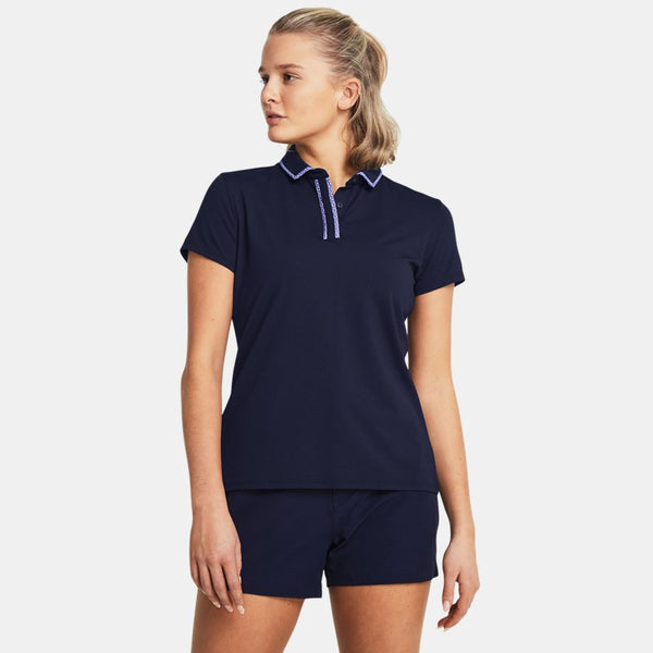 Under Armour Iso-Chill Short Sleeve Polo Midnight Navy Starlight