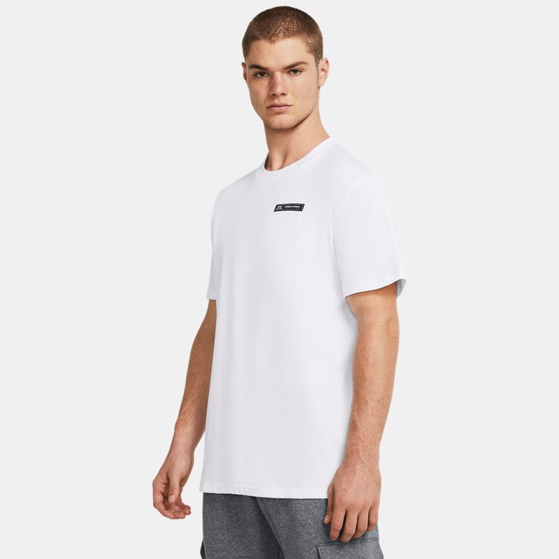 Under Armour Heavyweight Armour Label Short Sleeve White Black