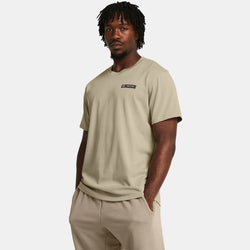 Under Armour Heavyweight Armour Label Short Sleeve Khaki Base Black