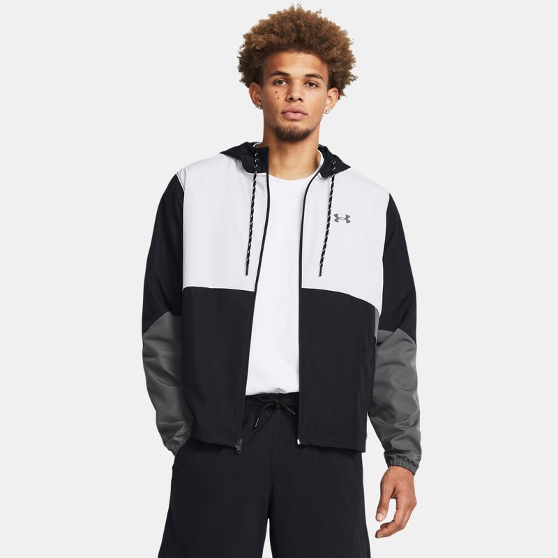 Under Armour Icon Legacy Windbreaker Black Castlerock