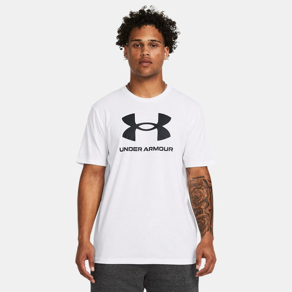 Under Armour Logo Short Sleeve White Black