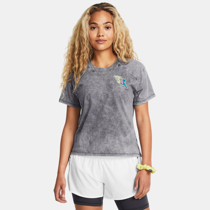 Under Armour Launch Short Sleeve Black White