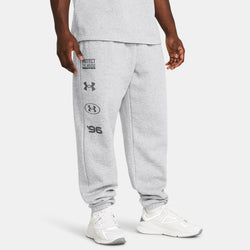 Under Armour Icon Fleece Puddle Pants Mod Gray Light Heather Black