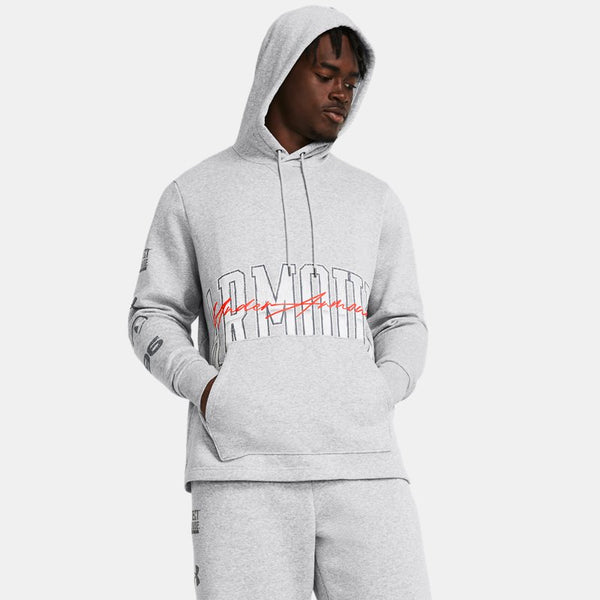 Under Armour Icon Fleece Hoodie Mod Gray Light Heather Black