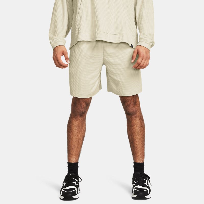 Under Armour Rival Waffle Shorts Silt White