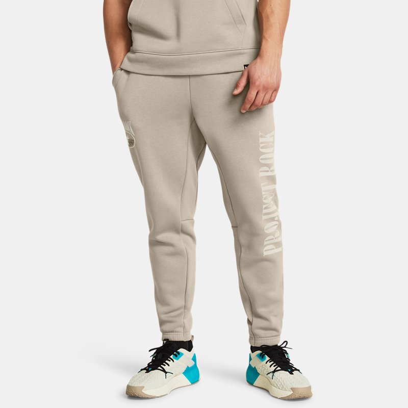 Project Rock Essential Fleece Joggers Timberwolf Taupe Silt