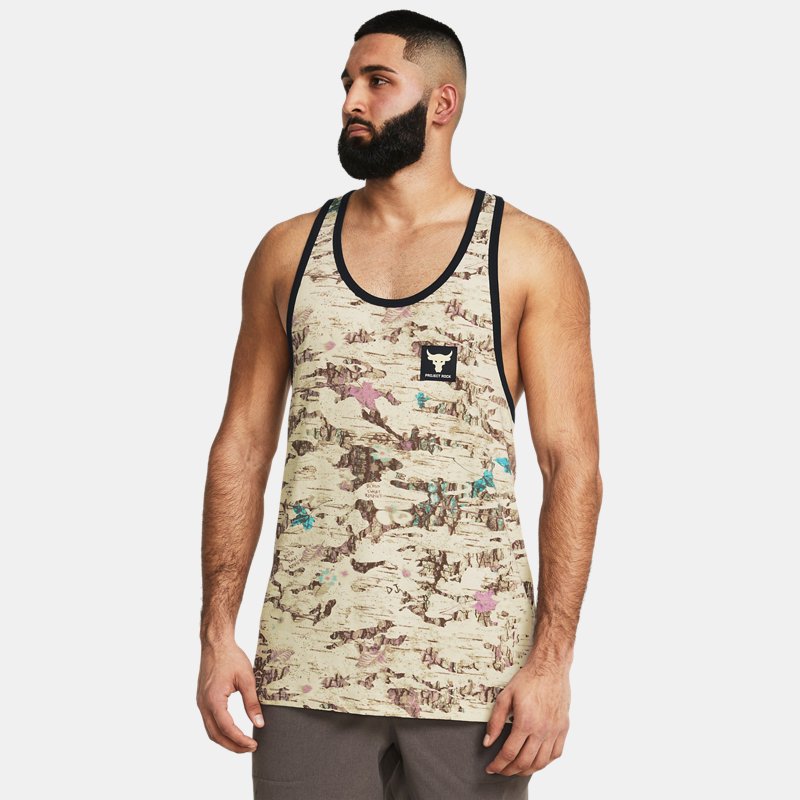 Project Rock Camo Graphic Tank Silt Black