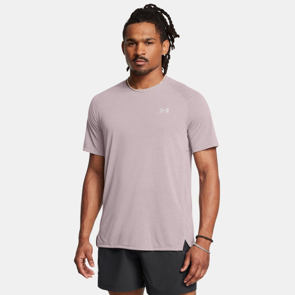 Under Armour Launch Trail Short Sleeve Tetra Gray Anthracite Reflective