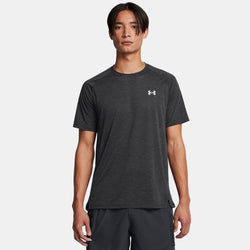 Under Armour Launch Trail Short Sleeve Anthracite Tetra Gray Reflective