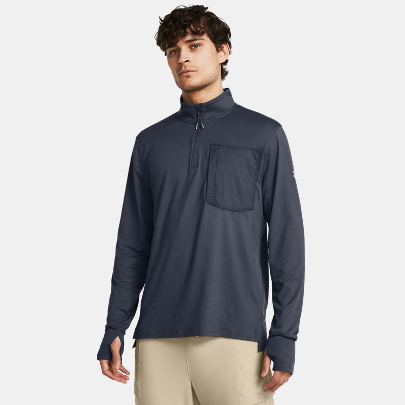 Under Armour Launch Trail ¼ Zip Downpour Gray Reflective