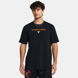 Project Rock Rage Graphic Short Sleeve Black Nova Orange