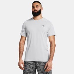 HeatGear® Fitted Graphic Short Sleeve Mod Gray Castlerock