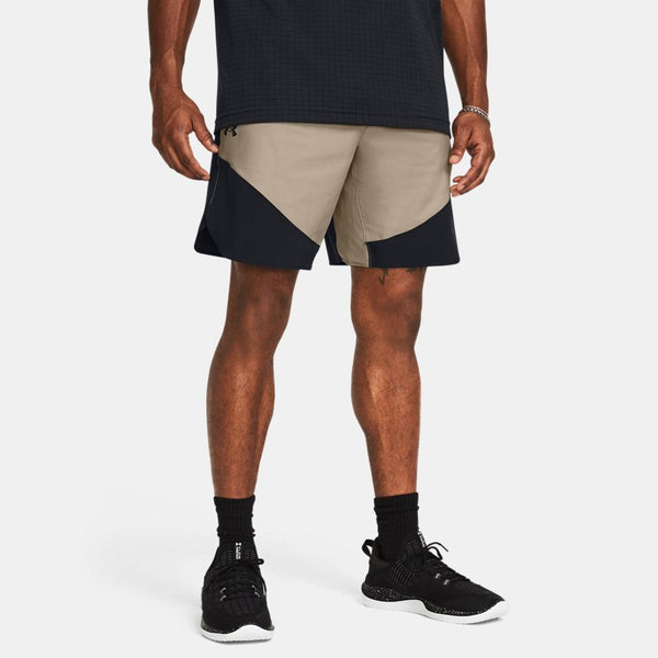 Under Armour Vanish Elite Hybrid Shorts Timberwolf Taupe Black Black