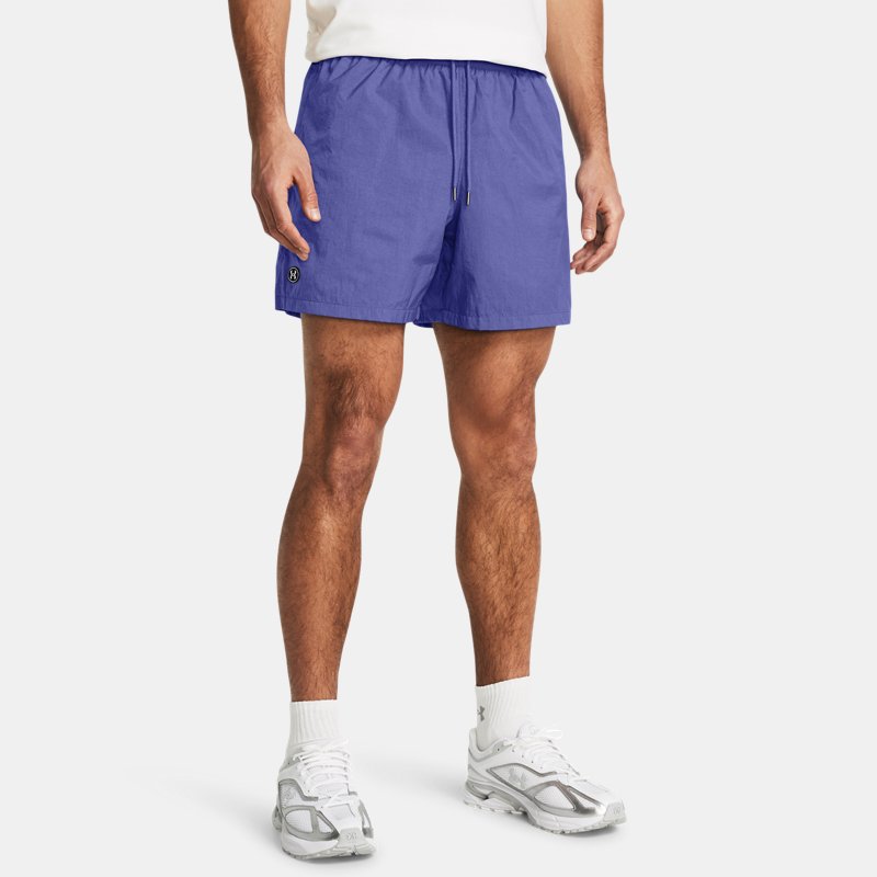 Under Armour Crinkle Woven Volley Shorts Starlight White