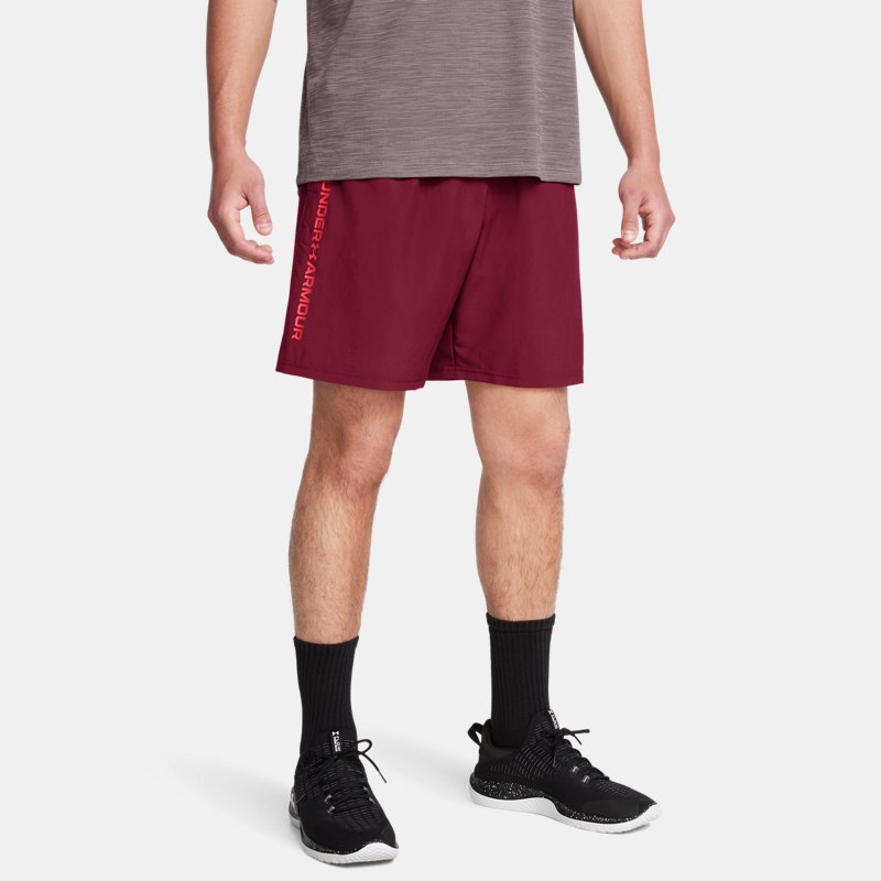 Under Armour Tech™ Woven Wordmark Shorts Cardinal Racer Red