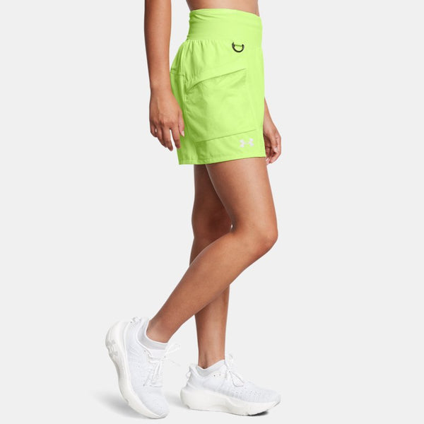 Under Armour Launch Trail Shorts Morph Green Morph Green Reflective