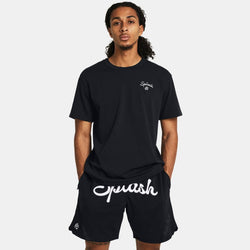 Curry Embroidered Splash T-Shirt Black White