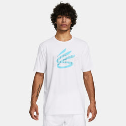 Curry Champ Mindset T-Shirt White Sky Blue