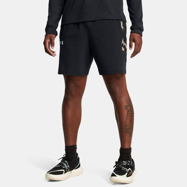 Under Armour Zone Woven Shorts Black White