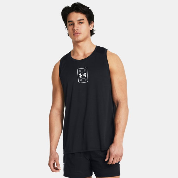 Under Armour Zone Performance Tank Black Black White