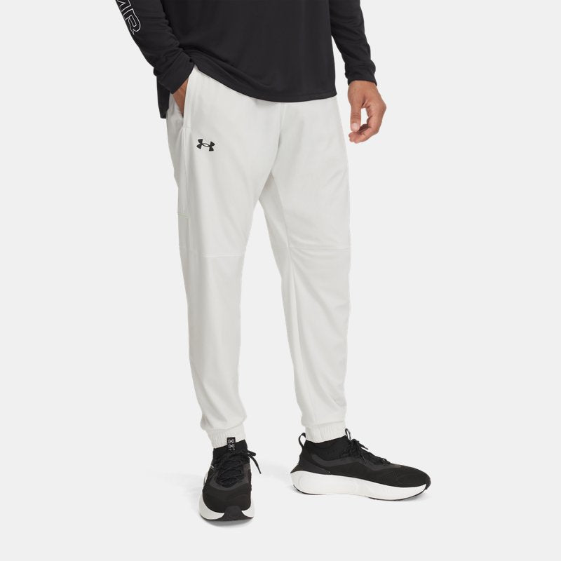 Under Armour Zone Woven Pants White Clay Black