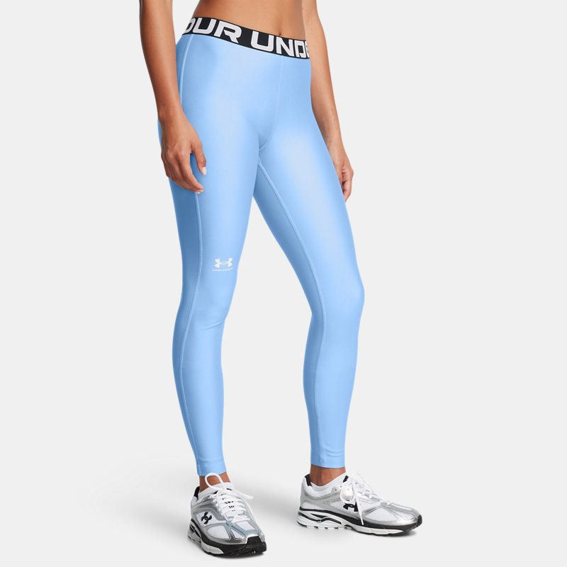 HeatGear® Leggings Horizon Blue White