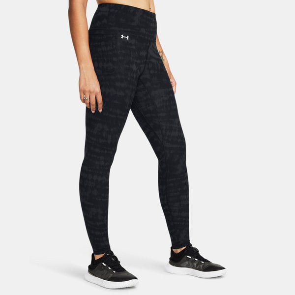 Under Armour Motion Printed Leggings Black Anthracite White