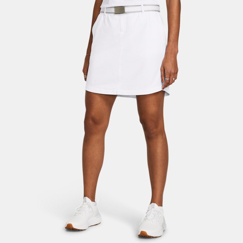 Under Armour Drive Woven Skort White Halo Gray Halo Gray