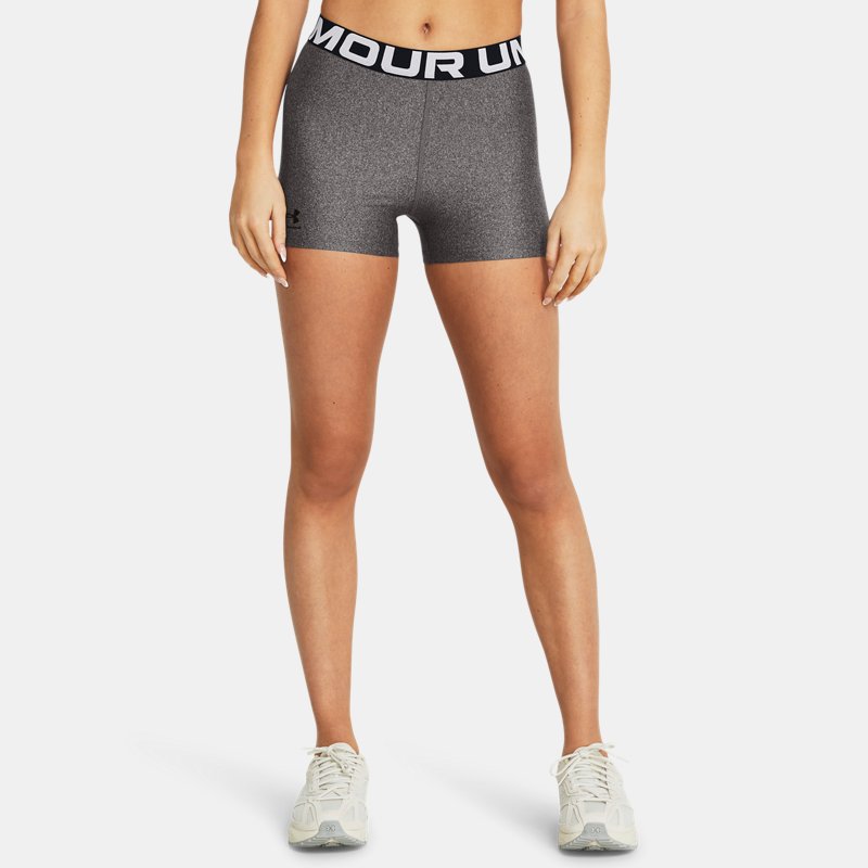 HeatGear® Shorty Charcoal Light Heather Black