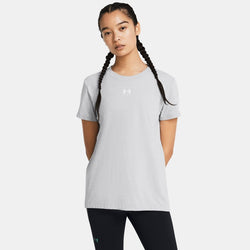 Under Armour Rival Core Short Sleeve Mod Gray Light Heather White