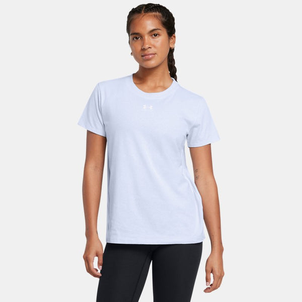 Under Armour Rival Core Short Sleeve Nimbus Blue White