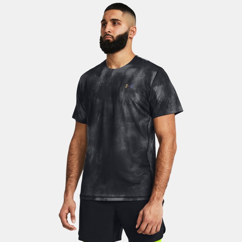 Under Armour Vanish Elite Vent Printed Short Sleeve Black