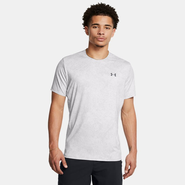 Under Armour Vanish Elite Vent Printed Short Sleeve Halo Gray Black