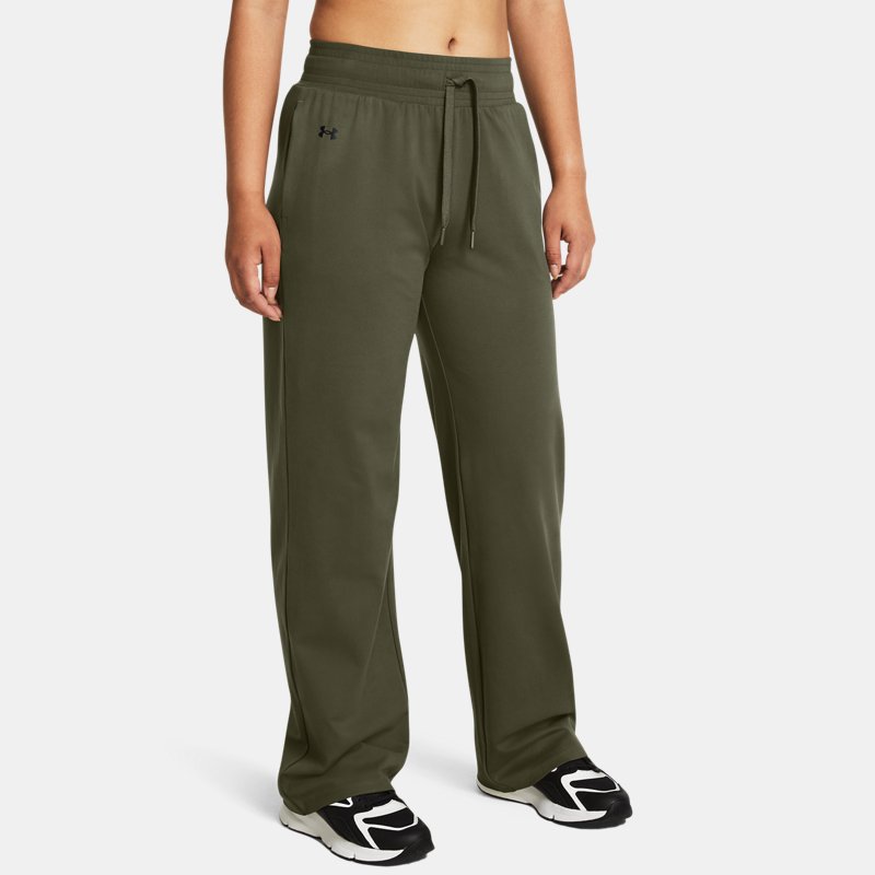 Under Armour Motion Open Hem Pants Marine OD Green Black