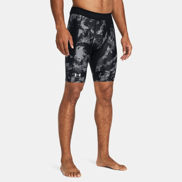 HeatGear® Iso-Chill Printed Long Shorts Black White