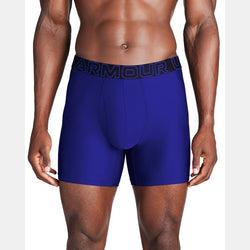 Under Armour Performance Tech™ " -Pack Boxerjock® Royal Steel Full Heather Royal